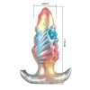 Power Monsters Ebon Leviathan – 18 cm Rippled Monster Silicone Dildo